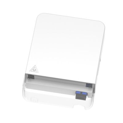 Painel de tomada de fibra óptica de 115*86*22 mm para instalação de redes FTTH interiores compactas