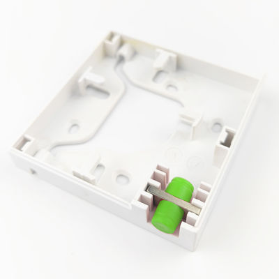 Melhor painel de tomada de fibra óptica de plástico de núcleo 1 FC APC para desempenho de rede FTTH cinza