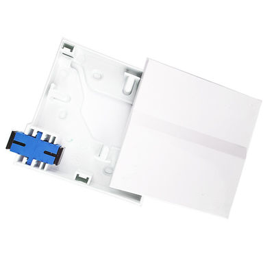 5 SC UPC 1 Painel de tomada de placa de fachada de fibra óptica de plástico de núcleo para rede durável