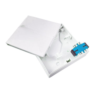 5 SC UPC 1 Painel de tomada de placa de fachada de fibra óptica de plástico de núcleo para rede durável