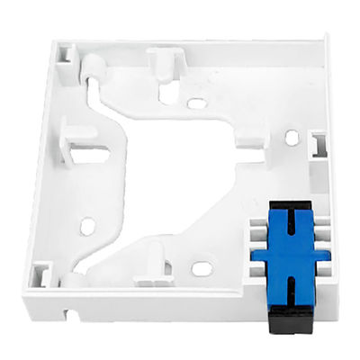 5 SC UPC 1 Painel de tomada de placa de fachada de fibra óptica de plástico de núcleo para rede durável