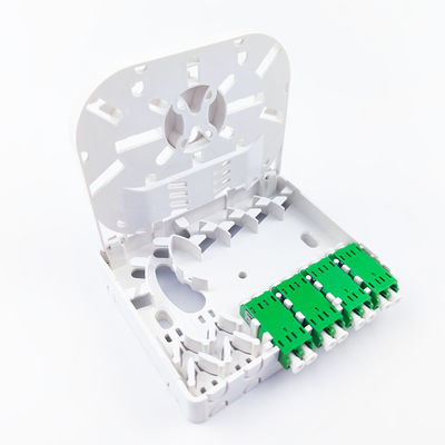 FTTH Network Compatible Fiber Optic Socket Panel 4 Cores Material ABS para PC em ambientes internos