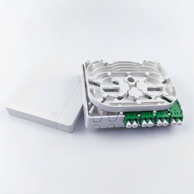 FTTH Network Compatible Fiber Optic Socket Panel 4 Cores Material ABS para PC em ambientes internos