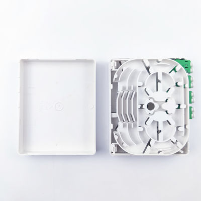 FTTH Network Compatible Fiber Optic Socket Panel 4 Cores Material ABS para PC em ambientes internos