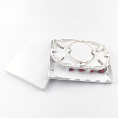 FC/UPC painel de tomada de fibra óptica de plástico utilizado para redes interiores FTTH 4 núcleos