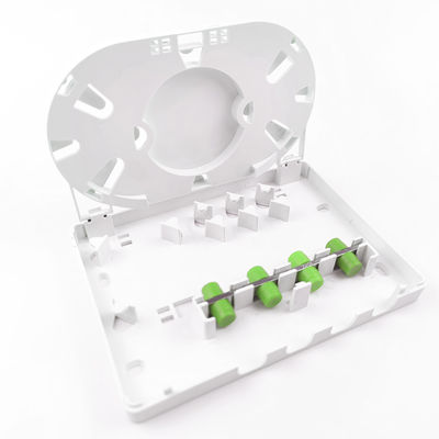 Conector FC/APC Tipo 4 Núcleos Painel de tomada de placa de fachada de fibra óptica de plástico para rede FTTH