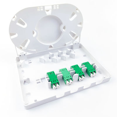 5 Fibra Óptica Socket Panel 4 Núcleos para Indoor em rede FTTH Feito de PC/ABS