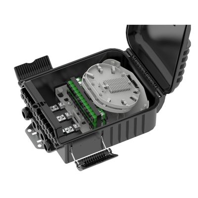 Caixa de distribuição de fibras impermeável IP65 FTTH CATV 5 com cassete integrado de splice
