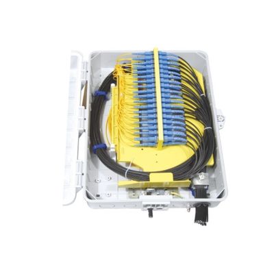 Melhor caixa de distribuição de fibra de 48 núcleos PC Material ABS caixa terminal de fibra para rede