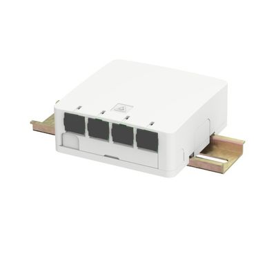 4 portas SC Socket de fibra interna montada em parede/DIN-Rail para rede FTTH 5 garantida