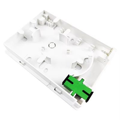 Tempo 5 anos 2 núcleos SC APC Fibra óptica de plástico painel de tomada de fachada para rede FTTH