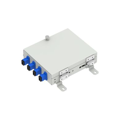 Caixa de terminais de fibra óptica 4 Núcleos SC Tipo UPC para distribuição de fibra FTTH em rede 5