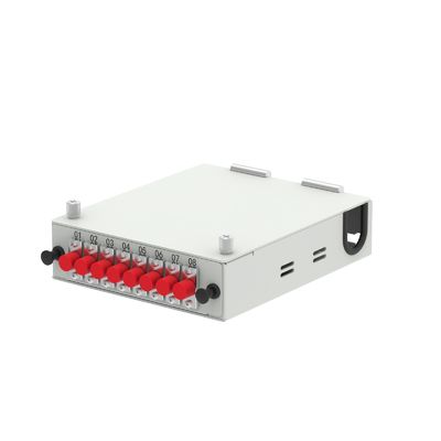 FTTX Ferro laminado a frio 8 núcleos Fibra óptica FTTH Terminal Box para distribuição de rede
