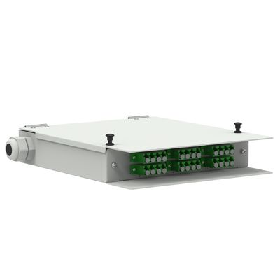 Rede de aço laminado a frio ODN Power LC APC Tipo 12 Núcleos Fibra Óptica FTTH Terminal Box