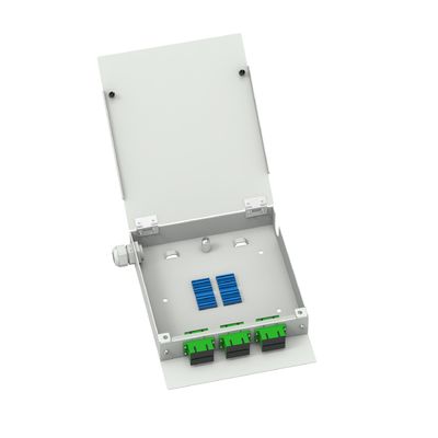 4 núcleos painel de tomada de fibra óptica de plástico para rede FTTH interior 5- Hangzhou