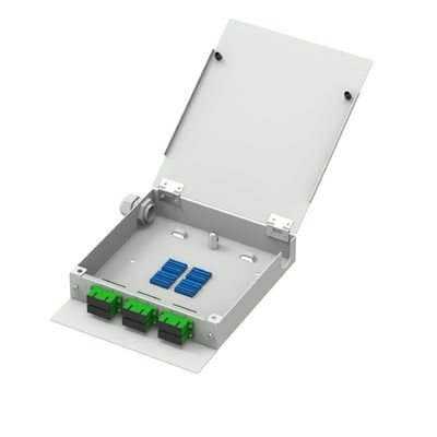 4 núcleos painel de tomada de fibra óptica de plástico para rede FTTH interior 5- Hangzhou