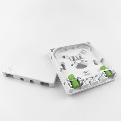 2 núcleos FC APC painel de tomada de fibra óptica de plástico para rede FTTH ODN de densidade