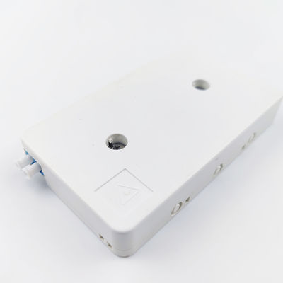 ABS 2 núcleos LC UPC Fibra Óptica de Plástico Faceplate Socket Panel para rede FTTH interior