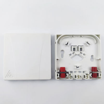 5 2 Núcleos FC UPC Painel de tomada de placa de fachada de fibra óptica de plástico para equipamentos de rede ODN