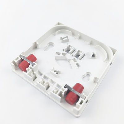 5 2 Núcleos FC UPC Painel de tomada de placa de fachada de fibra óptica de plástico para equipamentos de rede ODN